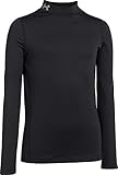 Under Armour Youth Boys ColdGear Evo Fitted Long Sleeve Mock Shirt