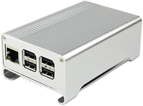 JBtek® Raspberry Pi B+ Case Aluminum Alloy Protective Case with Cooling Fan for Raspberry Pi Model B+ (Silver)