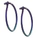Niobium Hugger Hoop Earrings (Hand-crafted)