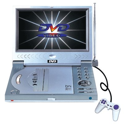 Childrens Toyshop  Electronics : Feastronics Portable DVD Player, TV Tuner + 300 Games