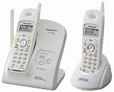 Panasonic KX-TG2622W 2.4 GHz FHSS GigaRange  Digital Cordless Telephone with Dual Handsets