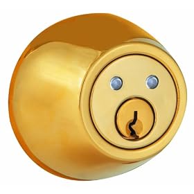 Morning Industry RF-01P Radio Frequency Remote Deadbolt, Polished Brass by Morning Industry