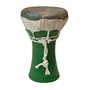 Doumbek, Ceramic, 5"x8", Light Green