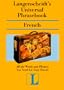 Langenscheidt's Universal Phrasebook French (Langenscheidt Travel Dictionaries) (French Edition)