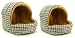 Brand New Set of Two Pet Dog Cat Bed Nest Cage House Pad 210G L_S