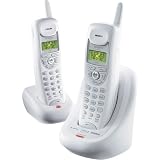 Remanufactured Uniden DXI-42862 2.4 GHz Cordless Telephone with Dual Handsets (White)