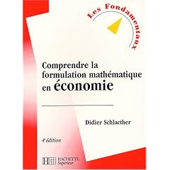 Comprendre la formulation math�matique en �conomie