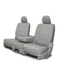 Automotive Parts and Accessories: Custom Seat Covers for Ford F-250-550 Front 40-20-40 Seats - Silver Leatherette - Seat Covers Unlimited