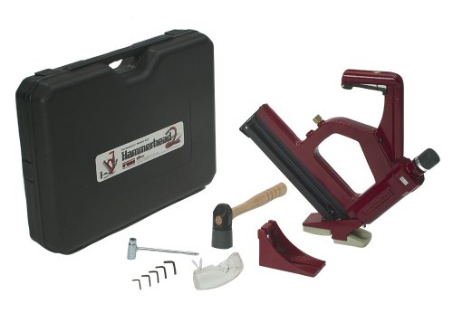 Porta-Nail 421P Pneumatic Floor Nailer with Both Line Nailer Shoe and Face Nailer Shoe
