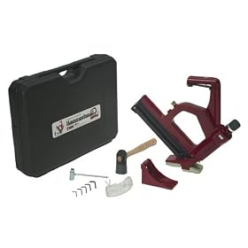 Porta-Nail 421P Pneumatic Floor Nailer with Both Line Nailer Shoe and Face Nailer Shoe by Porta-Nails