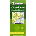 Carte routi�re : C�te d'Azur - Cannes, Nice, Monaco, Menton, N�11115