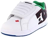 41DFZNconiL. SL160  DC Kids Court Graffik V2 Skate Shoe (Toddler),White/Multi,6 M US Toddler