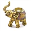 Mosaic Lucky Elephant Votive Candle Holder