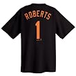 Brian Roberts Baltimore Orioles Name and Number T-Shirt, Athletic Black