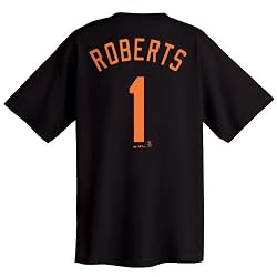 Brian Roberts Baltimore Orioles Name and Number T-Shirt, Athletic Black