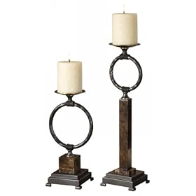 Arturo Candleholders - (Set of 2) by -