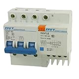 uxcell　ミニチュアサーキットブレーカー　残留電流ブレーカー　漏電ブレーカ　プラスチック　DZ47-63　C50　3極