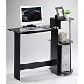 Furinno New Computer Desk - Easy Assembly - Black and Grey Finish, 10015