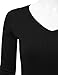 JJ Perfection Women's Long Sleeve V-Neck Cable Knit Classic Sweater