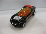 Black Two Seater Turbo With External Hood Scoop and Rear Fin Matchbox Car Die-Cast Collectibles 1:64 Scale