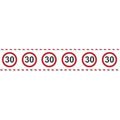 Absperrband Verkehrs Schild ZAHL 30