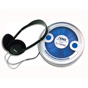 NAXA NX-350 Personal Portable Anti Skip CD Player w/ EQ & Bass Boost