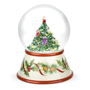 Amazon.com: Spode Christmas Tree 2010 Musical Snow Globe: Christmas