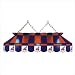 Imperial Cleveland Indians Licensed 40-Inch Rectangular Stained Glass Billiard Table Light