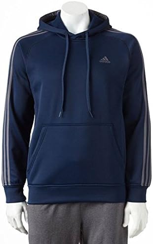 New Adidas Men's Tech Fleece Pullover Hoodie Collegiate Navy/Granite Grey Large