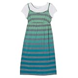 Girls' Xhilaration® Short-Sleeve Knit Dress - Blue/Green