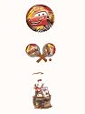 Disney Cars Tennis Bat & Ball Set, and Beach Ball with Rucksack Bag