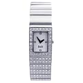 D&G Dolce&Gabbana Damen-Armbanduhr SCOTLAND SLV STONES DIAL HALF STONES BRC DW0330