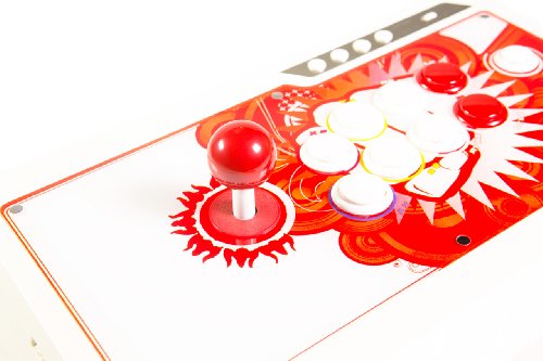 Qanba Q4 Q4RAF White Red PS3 & Xbox 360 & PC Joystick (Fightstick)