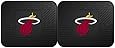 FANMATS NBA Miami Heat Vinyl 2-Pack Utility Mats