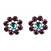 Tarina Tarantino Crystal Flower Earrings (More Colors Available)
