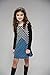 Truly Me, Big Girls Long Sleeve Knit Chic A-Line Dress, 7-16