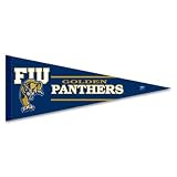 NCAA Florida International Golden Panthers 12'' x 30'' Navy Blue Premium Felt Pennant