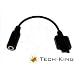 Tech-King Audio Stereo Adapter f�r Kopfh�rer Stereoanlage Musik 3,5mm Klinkenadapter passend f�r LG KP500 Cookie