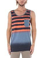 Nike Hurley Camiseta Tirantes Raglan Destroy (Naranja / Azul)