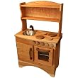 Camden Rose A Simple Hearth (Childs Cherry Wood Play Kitchen with Hutch)