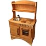 Camden Rose A Simple Hearth (Childs Cherry Wood Play Kitchen with Hutch)