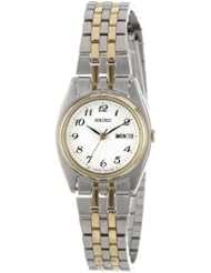 Seiko Womens SXA124 Functional Two-Tone Stainless Steel Watch