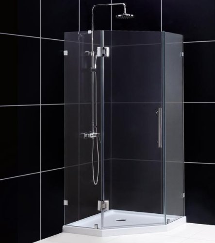 DreamLine SHEN-22363610-04 Frameless Hinged Shower Enclosure