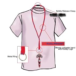Kooky Lanyard - 19" Red Lanyard