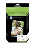 HP - 363 Series Photo Value Pack - Cartouche imprimante et kit papier - 1 x noir, jaune, cyan, magenta, magenta clair, cyan clair