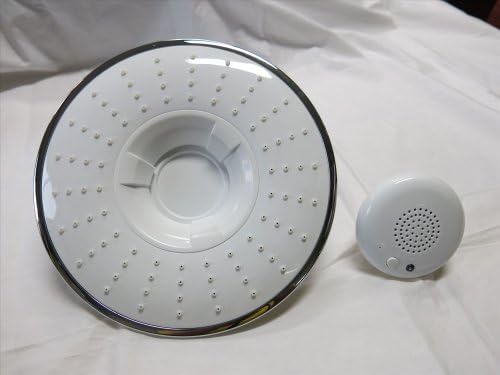 Bluetooth Wireless Music and Phone Shower Head Speaker (White)
