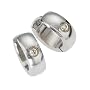 Zeeme Acier - 389010014 - Boucles d'Oreilles Cr�ol&hellip de Zeeme Acier