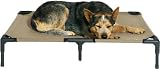 Kakadu Pet Elevated Pet Cot, Hay (Beige) - Large, 36" x 30" x 7"