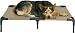 Kakadu Pet Elevated Pet Cot, Hay (Beige) - Large, 36