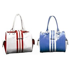 Sporty Stripe Dog Cat Pet Carrier - Perfect Christmas, Holidays, Birthday Gifts by Fancy Lulu